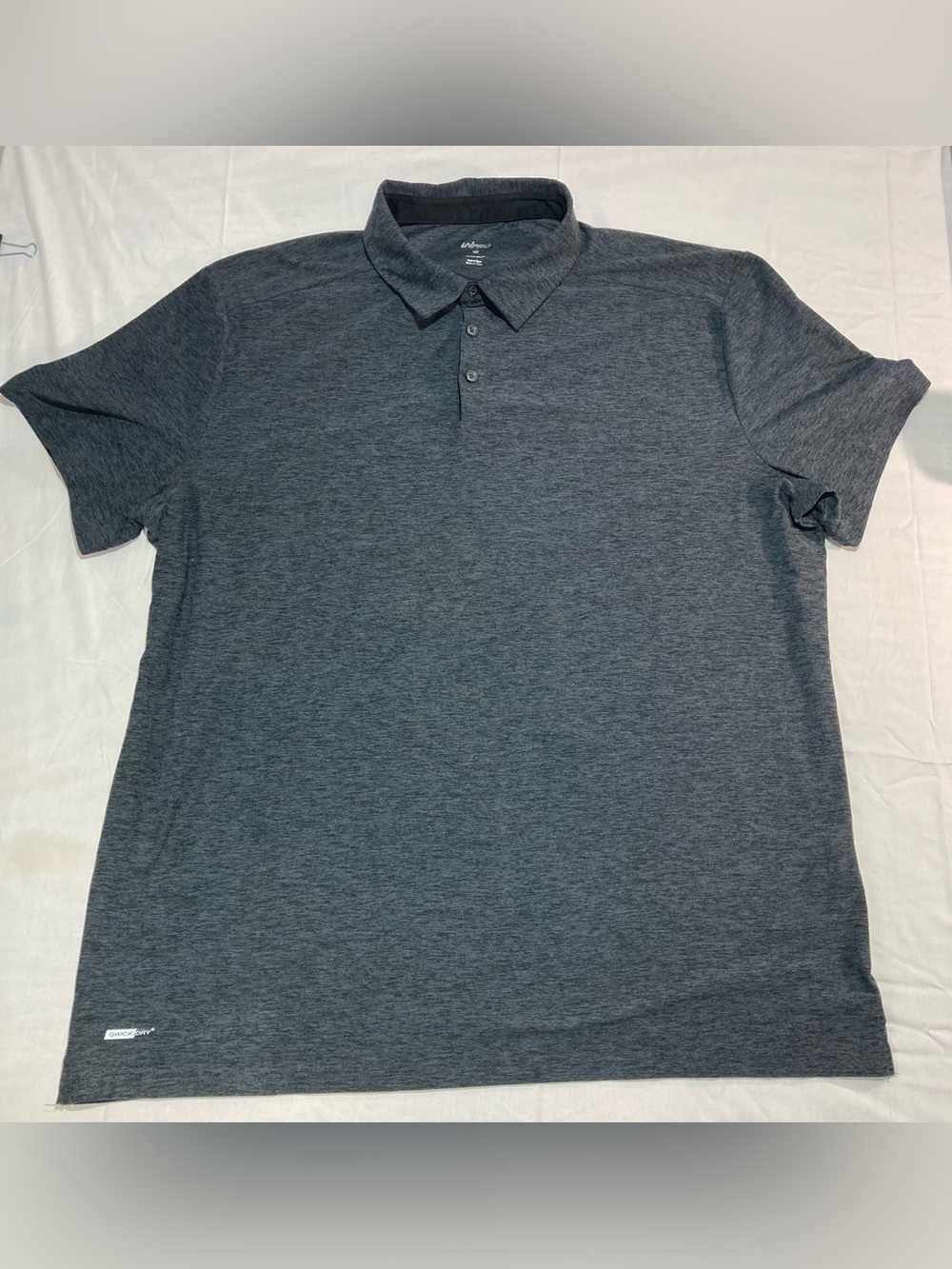 Men's Charcoal Heather Performance Polo